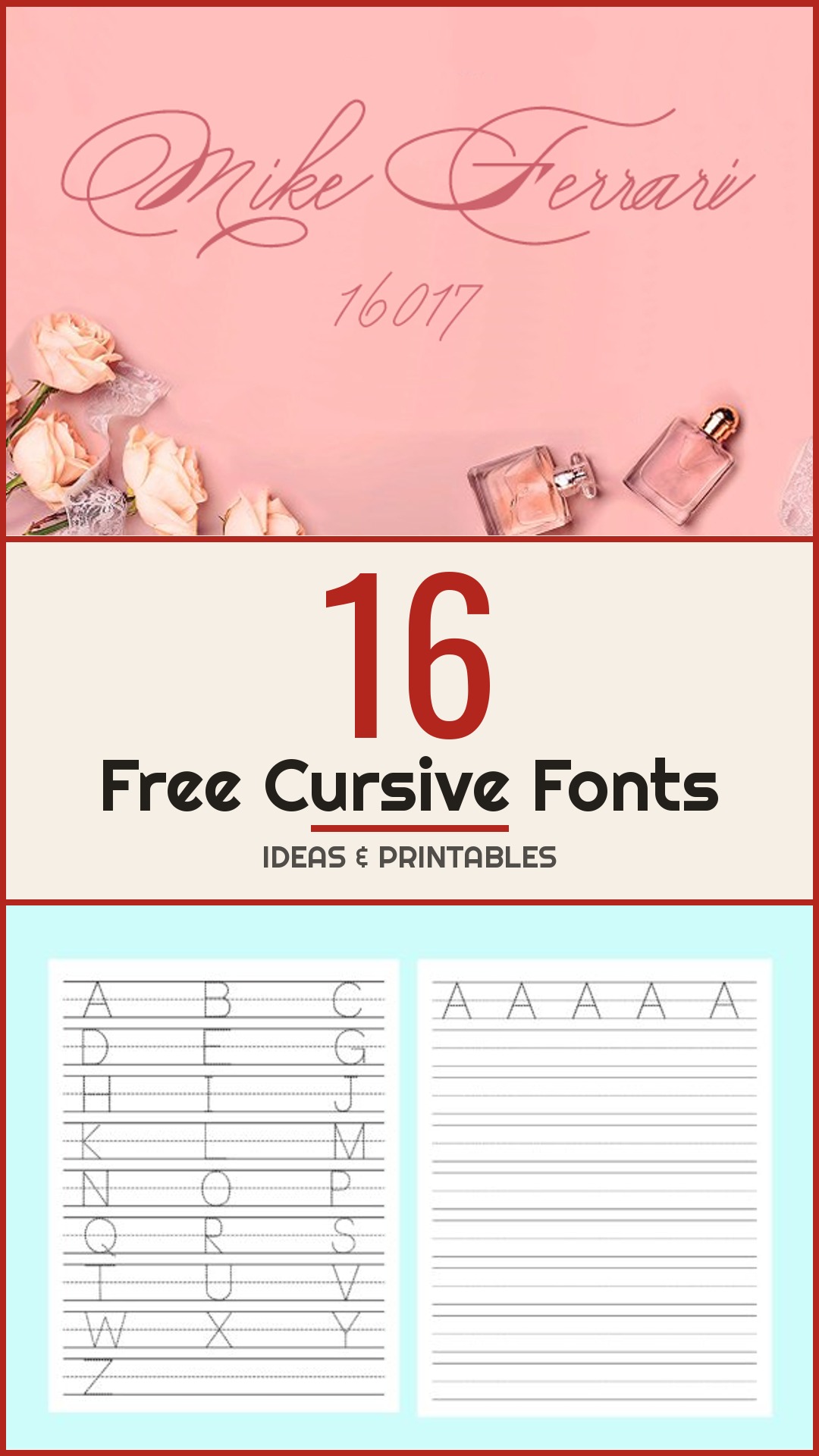 16 Free Cursive Fonts